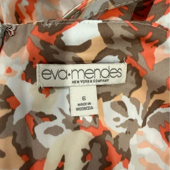 Eva Mendes for New York and Company Fit and Flare Belted Sleeveless Dress - Picture 8 of 10